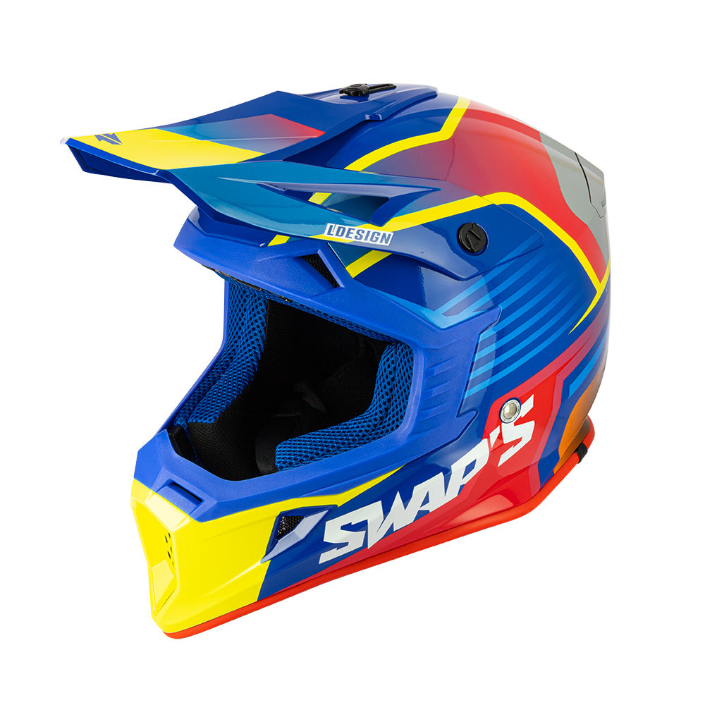 Casque Cross BLUR S818 FullGaz — Swaps