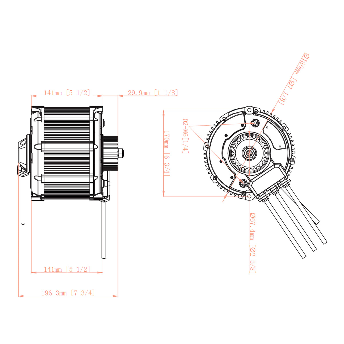 Moteur VTB BEAST JRG70 48 kW Ultra Bee