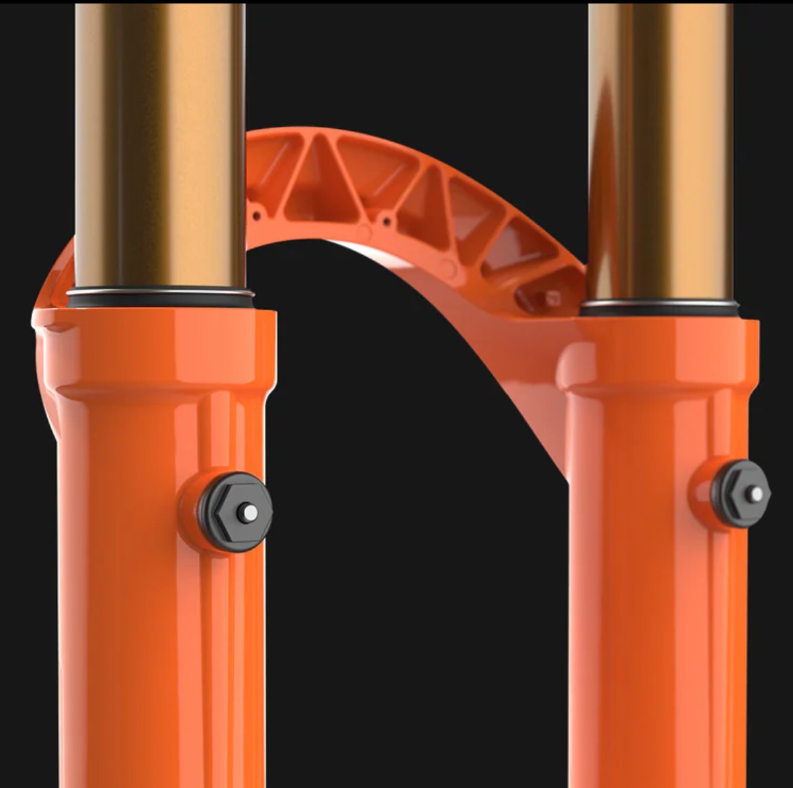 Vue du bypass de la fourche FOX 40 pour Light bee surron Image