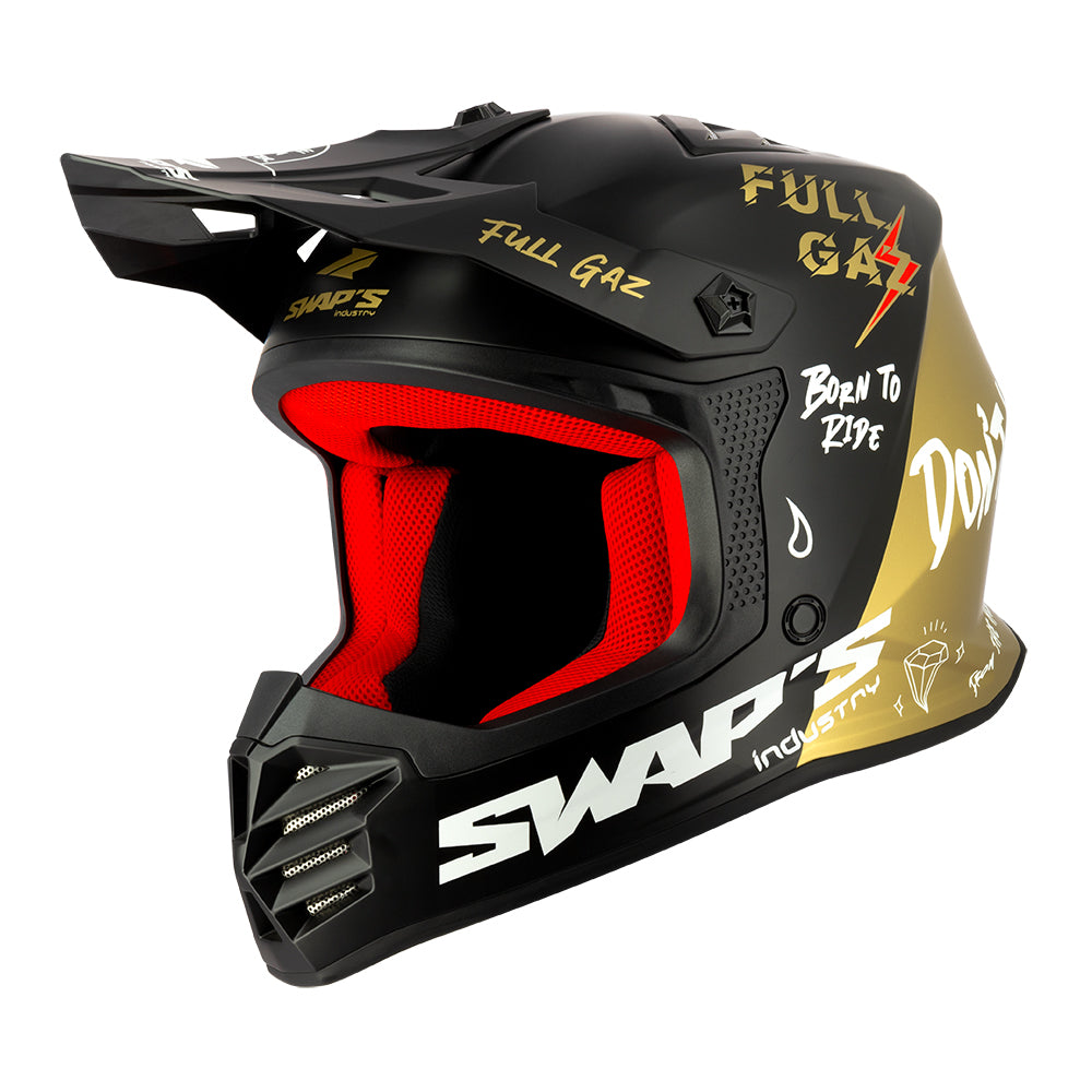 Casque Cross Enfant S886 Rock It — Swaps