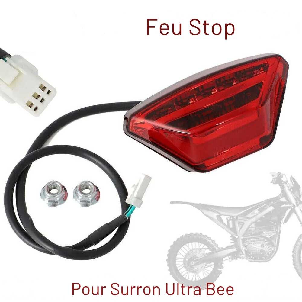 Feu Stop Surron Ultra Bee vue 6 - KinetiK Bros