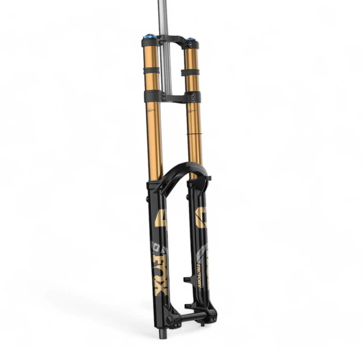 Vue de Biais fourche fox 40 noire sur-ron surron light bee