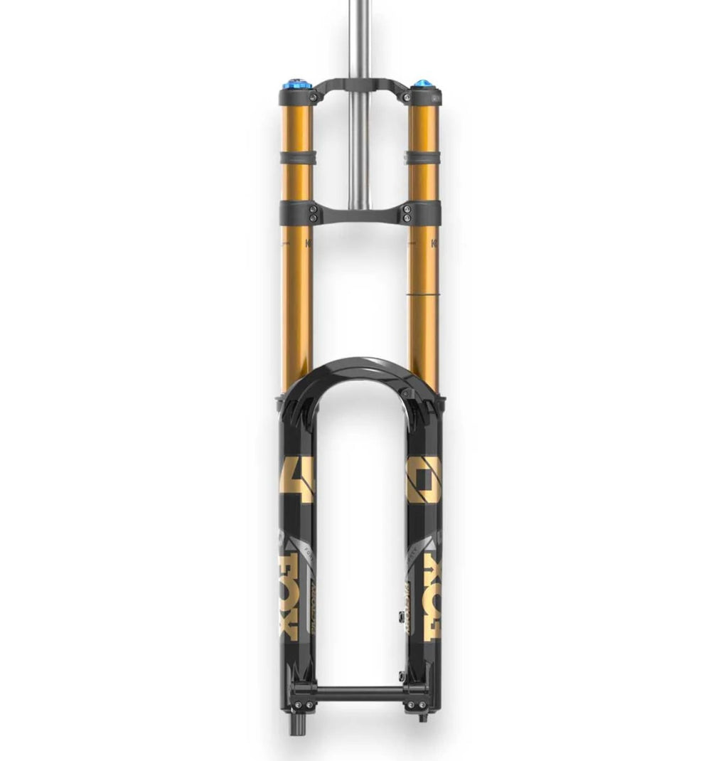 Vue de face fourche FOX 40 noire pour surron light bee