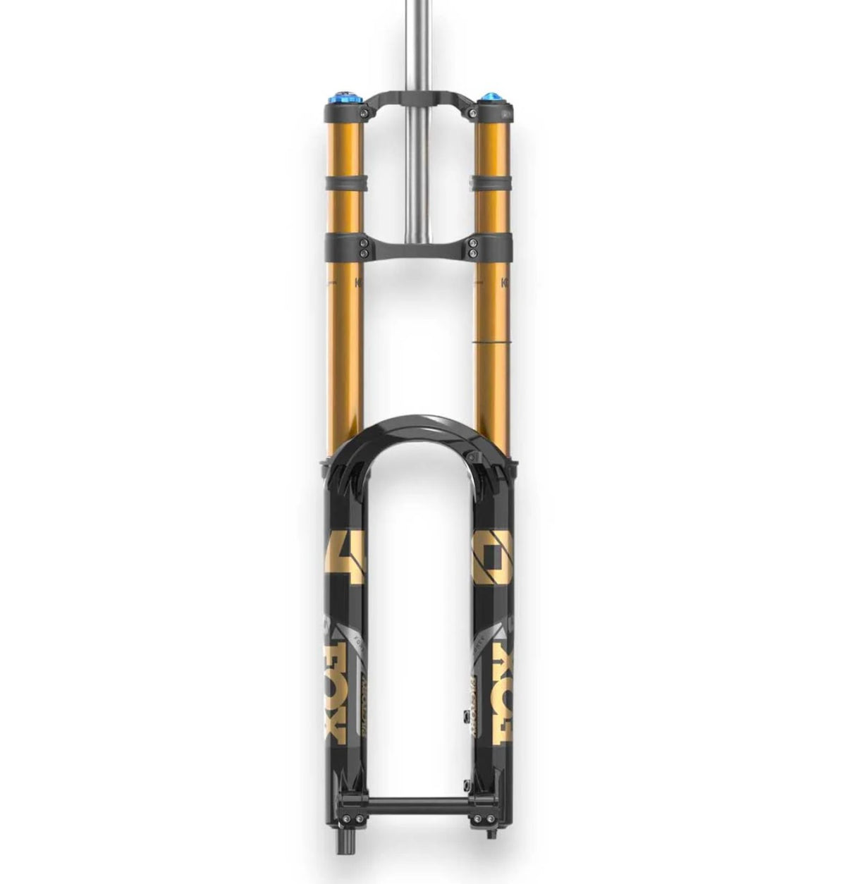 Vue de face fourche FOX 40 noire pour surron light bee