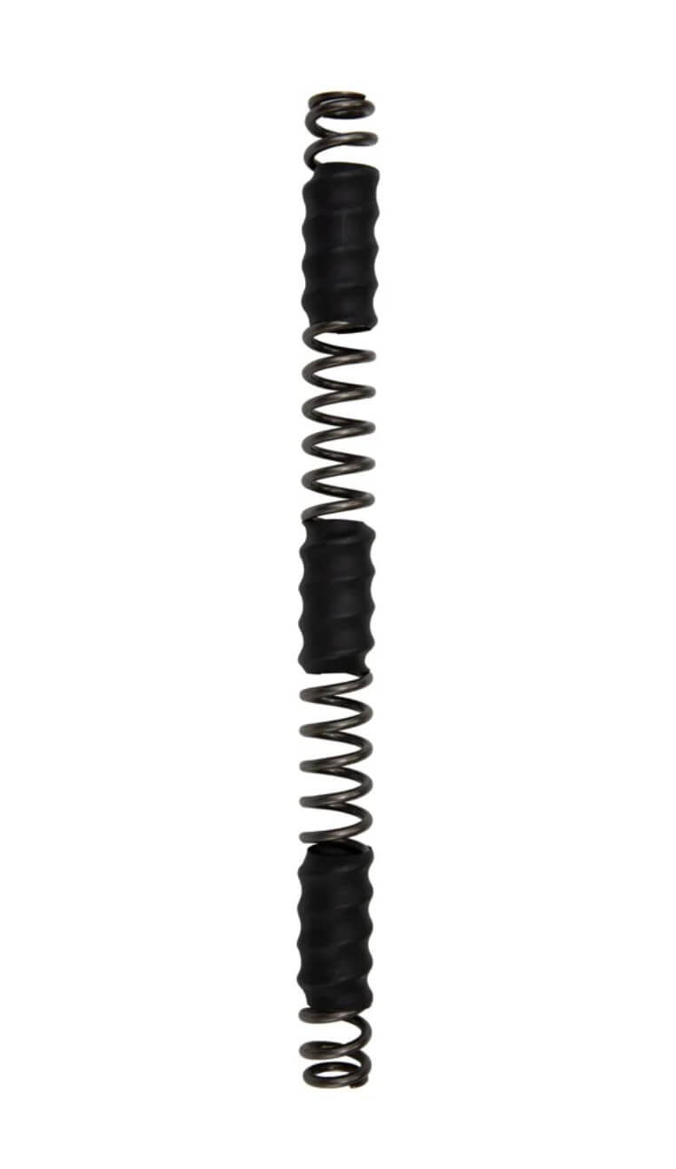 Vue du ressort interne fourche OHLINS COIL DH38 M.2 pour surron light bee