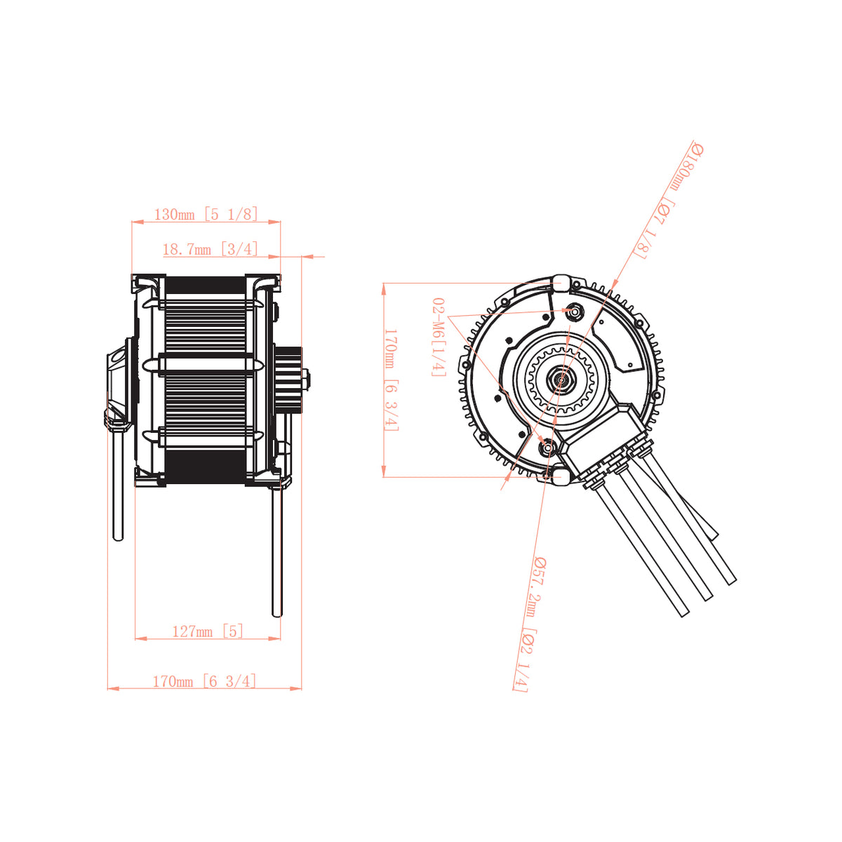Beast JRG55 — dimensions
