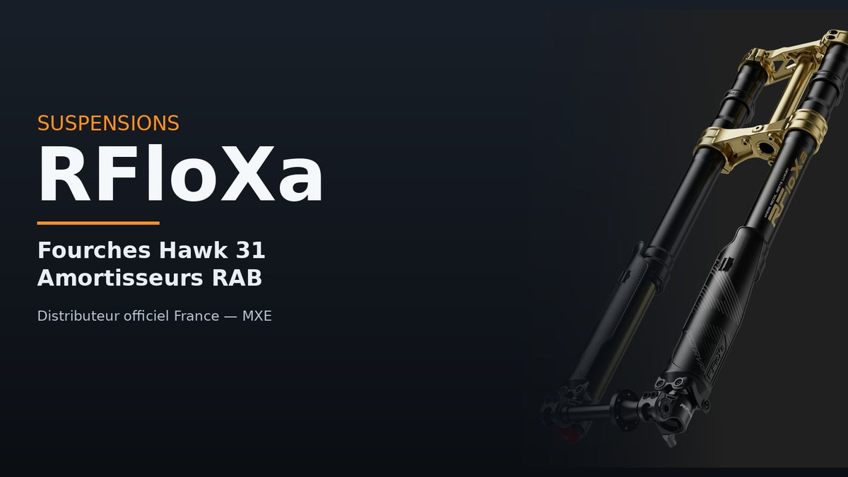 Suspensions RFloXa — fourches Hawk 31 et amortisseurs RAB Image