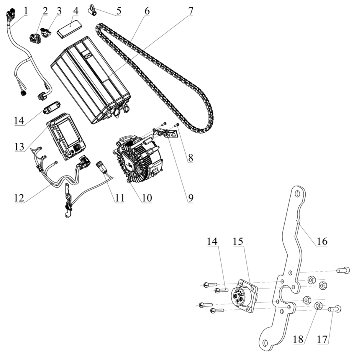 RFN SX-E15 Plus Grandes Roues - Pièces Électroniques