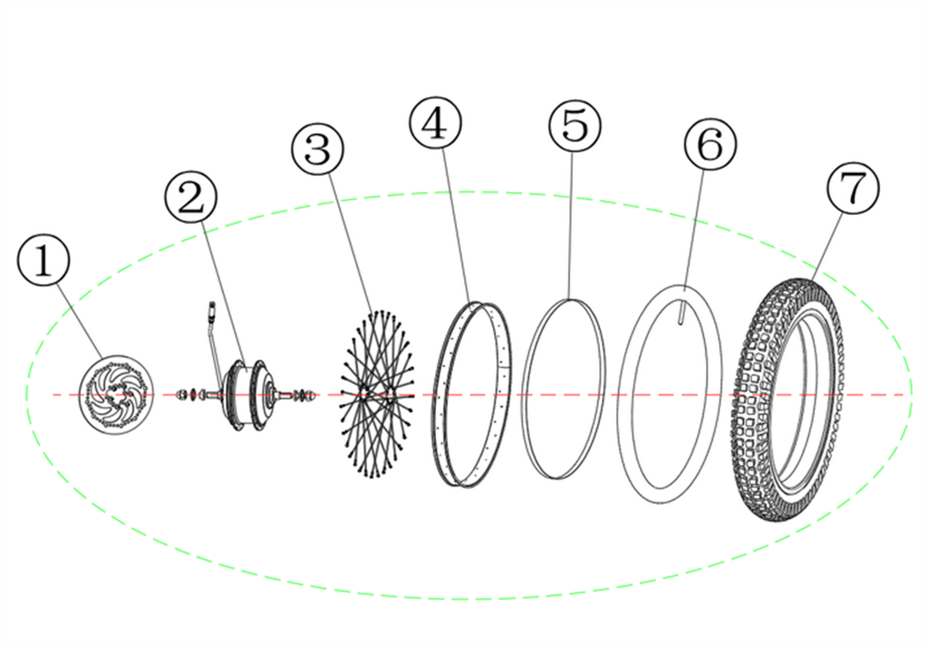 Sedna SX20 - Roue Arriere