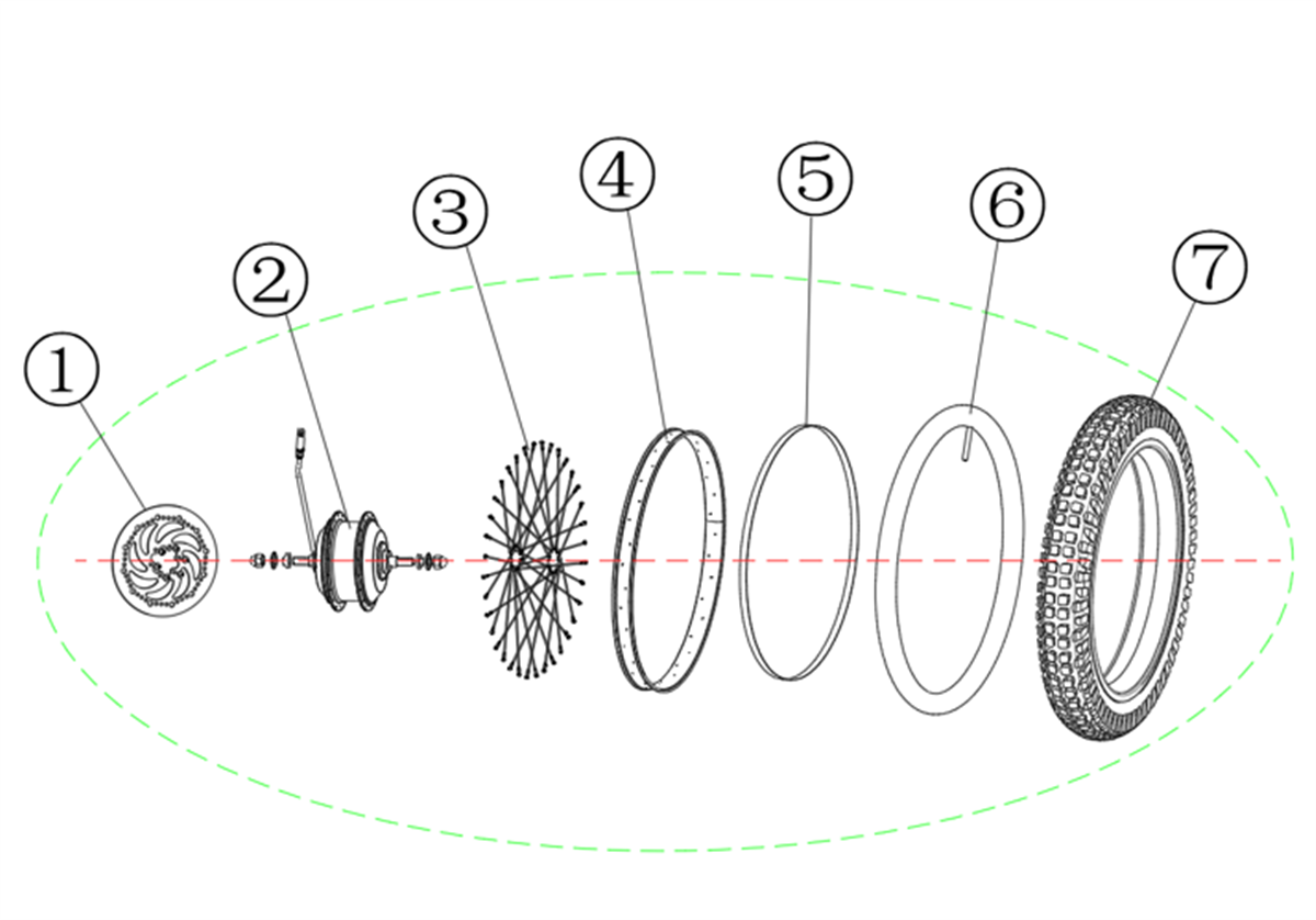 Sedna SX20 - Roue Arriere