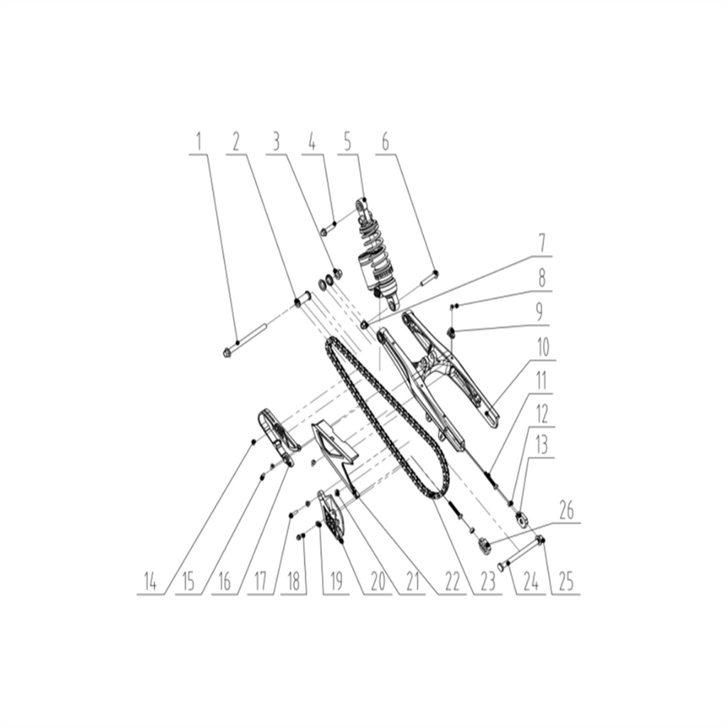 RFN SX-E5 - Bras Oscillant