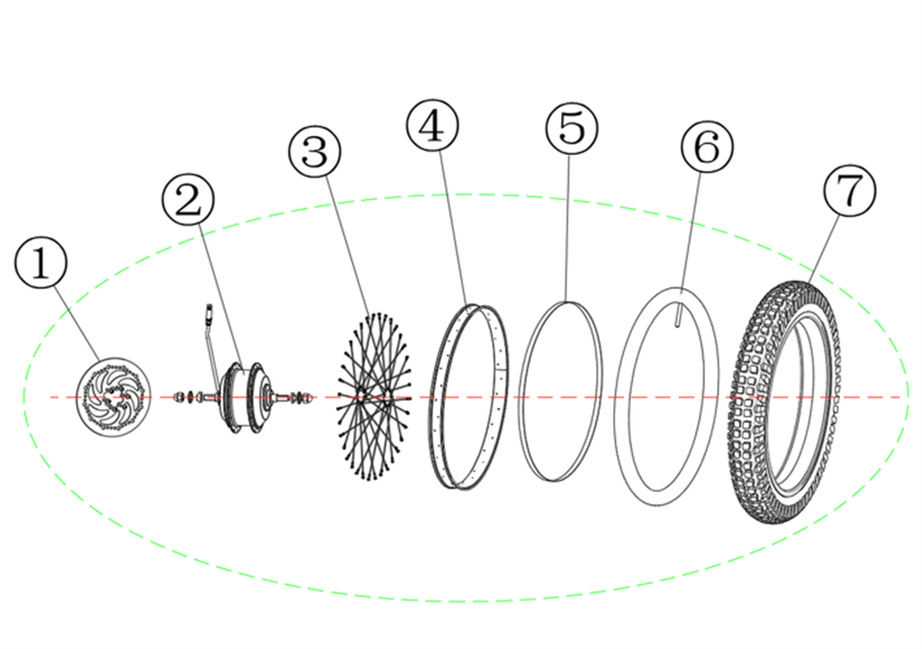 Sedna SX16 - Roue Arriere