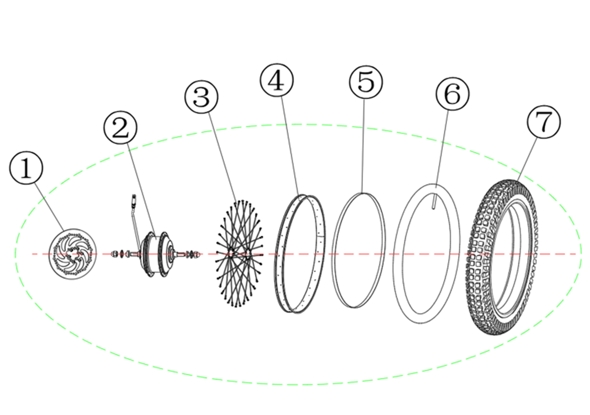 Sedna SX16 - Roue Arriere