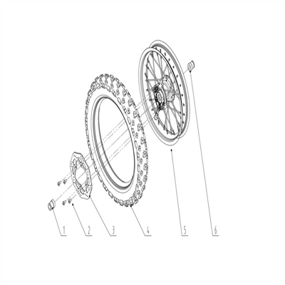 RFN SX-E5 - Roue Avant