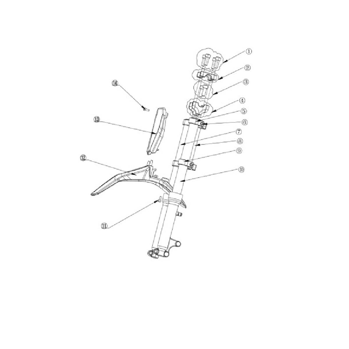 RFN SX-E250 - Fourche