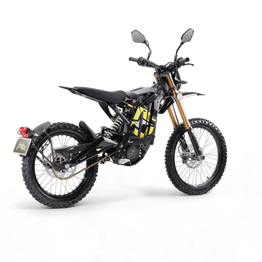 Surron Light Bee en configuration d origine avec equipement tout terrain