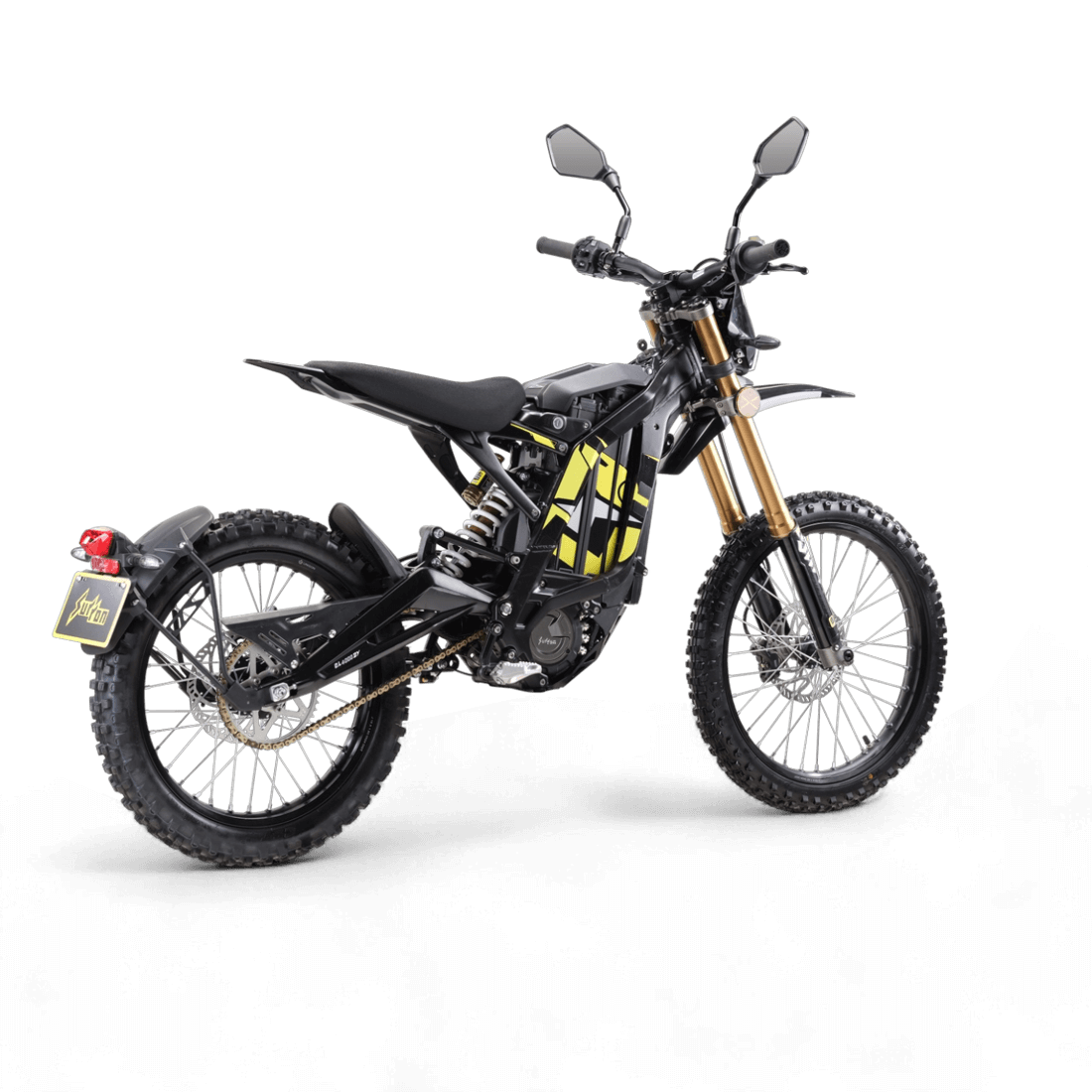 Surron Light Bee en configuration d origine avec equipement tout terrain